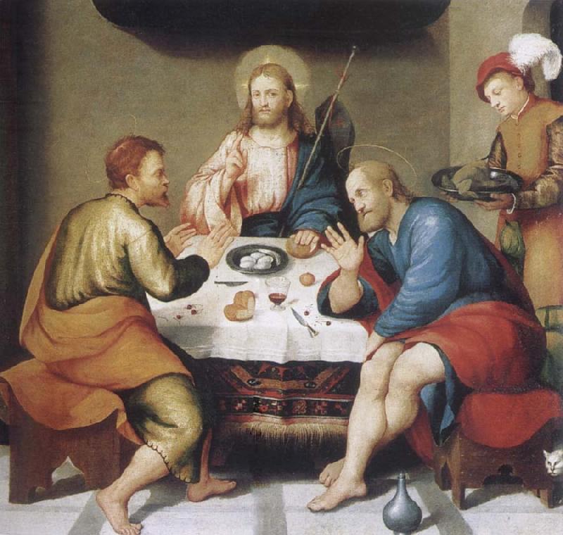 Jacopo Bassano Christ in Emmaus France oil painting art
